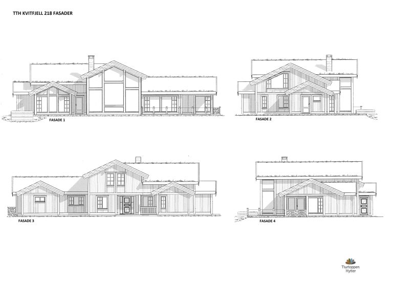 14. TTH Kvitfjell 218 – Fasader